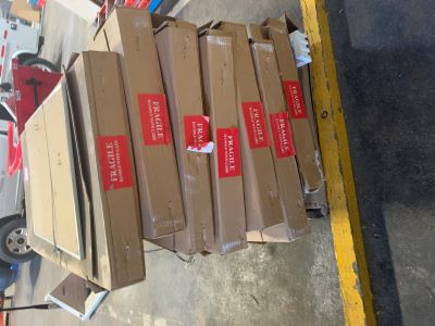 Eight (8) Columbia Industrial Lights